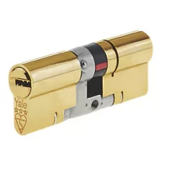 Buy 👍 Yale Platinum 3-Star Euro Profile Cylinder 40-50 (90mm) Brass 🌟