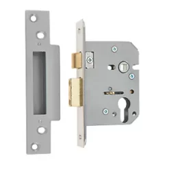 Wholesale 😀 ERA Satin Silver Euro Sashlock 76mm Case - 56mm Backset 😉