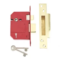 Discount 🛒 Union Brass BS 5-Lever Mortice Sashlock 81mm Case - 57mm Backset 😀