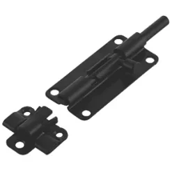 Best Pirce π Ajustlock Barrel Bolt Black 76mm π₯°