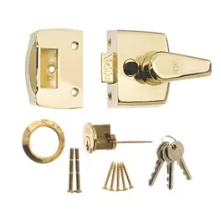 Promo 🎉 ERA 1430-31 Replacement Night Latch Brass 40mm Backset 🥰