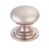 Deals 💯 Fingertip Design Victorian Mushroom Cupboard Knob Pack Satin Nickel 50mm 👏