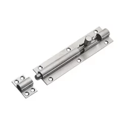 Brand new 🔥 Straight Barrel Door Bolt Satin Chrome 152mm 🥰