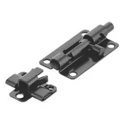 Cheapest 🥰 Ajustlock Heavy Duty Barrel Bolt Black 76mm 🤩