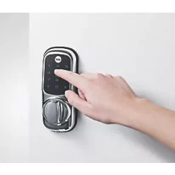Promo ✨ Yale Keyless Connected Smart Door Lock Polished Chrome 👏 -Door Locks & Bolts Shop 2120J A4