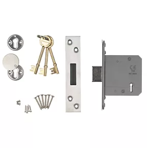 Best Pirce π₯° Smith & Locke Satin SS BS 5-Lever Mortice Deadlock 77mm Case - 57mm Backset π 1 Best Pirce π₯° Smith & Locke Satin SS BS 5-Lever Mortice Deadlock 77mm Case - 57mm Backset π