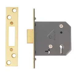 Best deal π₯° Yale 5 Lever Polished Brass 5-Lever Mortice Deadlock 76mm Case - 57mm Backset β€οΈ
