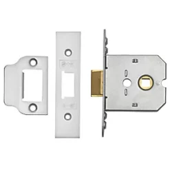 Cheap 🥰 Eurospec Satin Chrome Flat Mortice Latch 65mm Case - 45mm Backset 🛒
