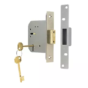 Best Pirce 👏 ERA 5 Lever Satin Nickel 5-Lever Mortice Deadlock 76mm Case - 56mm Backset 👏 1 Best Pirce 👏 ERA 5 Lever Satin Nickel 5-Lever Mortice Deadlock 76mm Case - 56mm Backset 👏