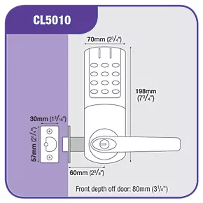 Top 10 ✨ Codelocks CL5010SS Electronic Heavy Duty Push-Button Lock Tubular Latch ⭐ 6 Top 10 ✨ Codelocks CL5010SS Electronic Heavy Duty Push-Button Lock Tubular Latch ⭐ - Image 6