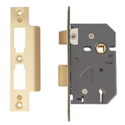 Buy π₯ Yale 5 Lever Polished Brass 5-Lever Mortice Sashlock 64mm Case - 45mm Backset π₯