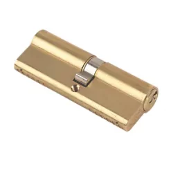Cheapest ❤️ Yale 6-Pin Euro Cylinder Lock BS 40-45 (85mm) Polished Brass ✨