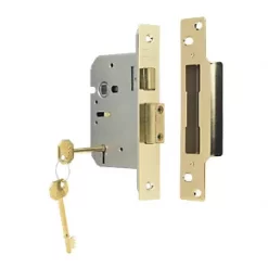 Cheap 😀 ERA 5 Lever Brass 5-Lever Mortice Sashlock 76mm Case - 56mm Backset 🎁