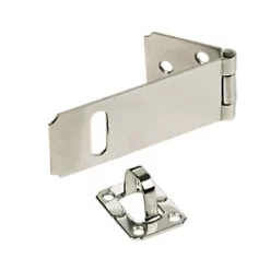 Budget 💯 Hardware Solutions Marine Safety Hasp & Staple Stainless Steel 90mm 👏
