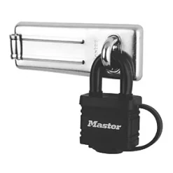 Best deal β¨ Master Lock Hasp & Staple with Padlock Black 110mm π