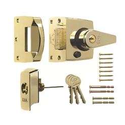 Outlet 🧨 ERA 1830-31 Double Locking Night Latch Brass 40mm Backset 🧨