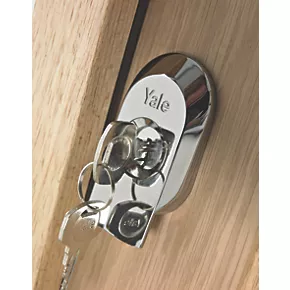 Cheapest π― Yale BS Night Latch Polished Chrome 40mm π 4 Cheapest π― Yale BS Night Latch Polished Chrome 40mm π - Image 4