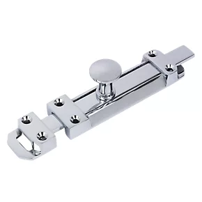 Brand new ⭐ Heavy Duty Door Bolt Polished Chrome 150mm ✨ 1 Brand new ⭐ Heavy Duty Door Bolt Polished Chrome 150mm ✨