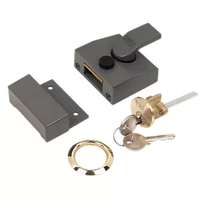 Promo 👍 Yale 630085001702 Narrow Night Latch Grey 40mm Backset 👍 1 Promo 👍 Yale 630085001702 Narrow Night Latch Grey 40mm Backset 👍