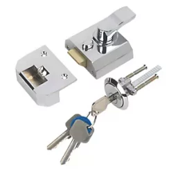 Best deal 🧨 Smith & Locke Traditional Night Latch Polished Chrome 40mm Backset 👍