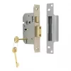 Best Pirce 👍 ERA 5 Lever Satin Nickel 5-Lever Mortice Sashlock 64mm Case - 44mm Backset 🎁