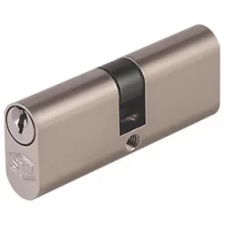 Coupon 🛒 Smith & Locke 6-Pin Oval Cylinder 35-35 (70mm) Satin Nickel 😀