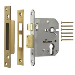 Wholesale ✔️ ERA Polished Brass Euro Sashlock 76mm Case - 56mm Backset 😀