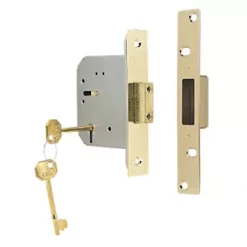 Buy ✔️ ERA 5 Lever Brass 5-Lever Mortice Deadlock 76mm Case - 56mm Backset 😉