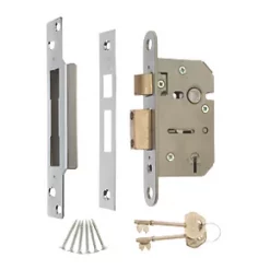 Budget ⭐ ERA 5 Lever Chrome Mortice Sashlock 64mm Case - 44mm Backset 👏