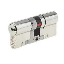 Brand new ✔️ Yale Platinum 3-Star Euro Profile Cylinder 35-35 (70mm) Nickel ⌛