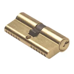 Outlet ⭐ Union 6-Pin Euro Cylinder Lock 35-45 (80mm) Brass 🔔