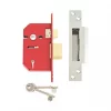 Promo 😀 Union 5 Lever Stainless Steel 5-Lever Mortice Sashlock 68mm Case - 45mm Backset ⌛