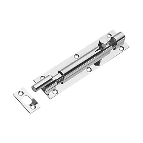 Hot Sale โญ Necked Barrel Door Bolt Polished Chrome 152mm ๐งจ 1 Hot Sale โญ Necked Barrel Door Bolt Polished Chrome 152mm ๐งจ